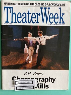 Kevin Kline Hamlet at the Public Theater Week Magazine May 7  1990 Address Label